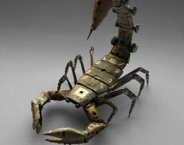 用舊手錶做的《手錶毒蠍》半夜不會爬來爬去吧...？