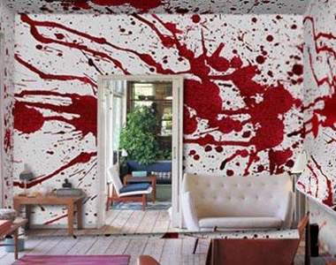 恐怖的《血跡壁紙》...家裡發生了什麼事嗎？？？