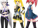 《初音未來-名伶計畫-f》亞北、弱音、重音 DLC追加 ♪ 《初音未來-名伶計畫-f》亞北、弱音、重音 DLC追加 ♪