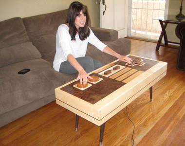 任天堂手把咖啡桌 一舉三得超好玩～