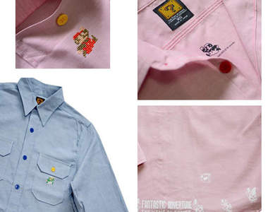 「超級瑪莉歐兄弟襯衫」  在路上會想搭訕穿這件衣服的人～