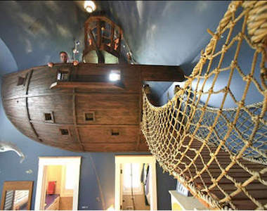 創意《海盜船房》~虎克船長嘿咻嘿咻