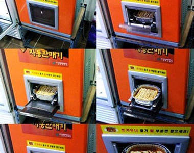 《泡麵販賣機》3分鐘幫你煮好韓國泡麵^▽^