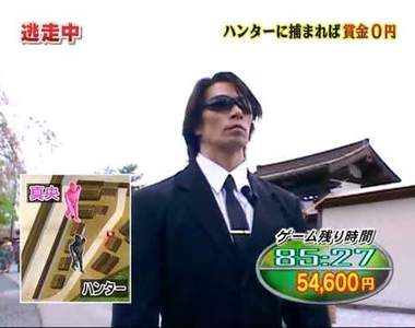 全員逃走中 獵人 笠原竜司 拿下墨鏡是....？？ 