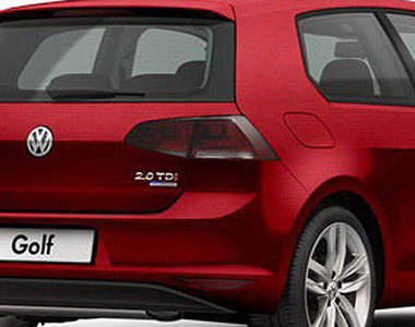 少了後門更帥氣~七代目VW Golf三門版網路現身