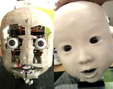 Affetto兒童機器人 超擬真小P孩表情呈現