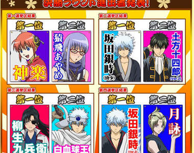 【銀魂】 角色商品化由你決定!G.E.M.總選拳開催中~~