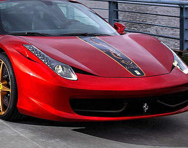 法拉利也有龍年特仕車！金光閃閃的458 Italia預約北京現身