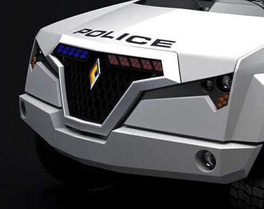 《Carbon TX7》電影道具般超威風的霸氣警車～