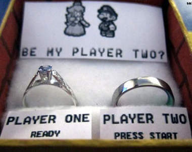 玩家最浪漫求婚台詞:你願意當我一生的2P嗎?