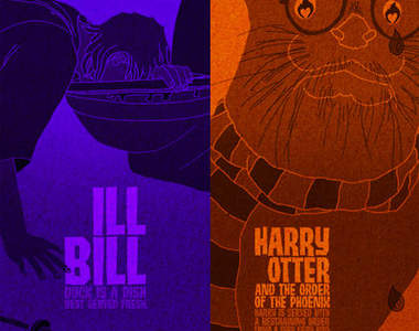 《Removie Posters》拿掉一個字母 就能變成完全不同的電影