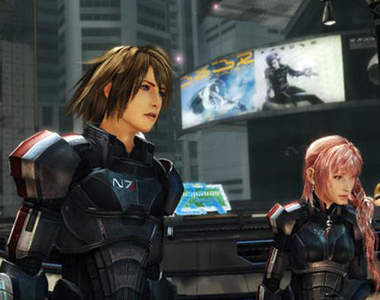 太空戰士13-2 x 質量效應3   N7護甲DLC登場