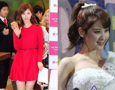 少女時代徐玄新髮型 短瀏海還是女神啊~