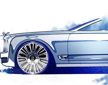 賓利當家旗艦Mulsanne脫了！身段超性感的敞篷概念車～♥