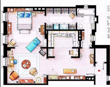 《動漫、影集住宅圖》熱門動漫畫跟影集中出現的房子平面圖大公開～