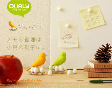 《鳥蛋冰箱貼》小鳥與鳥蛋的貼心設計~♥