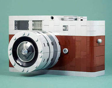 《樂高版徠卡M9》 就算不能拍也好想給它收藏一下歐~ 