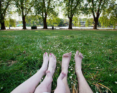 好幸福的《雙腳紀念照》～這樣紀錄生活也不錯！♥