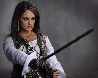 《神鬼奇航4:安潔莉卡》美女海盜超擬真Hot Toys人偶