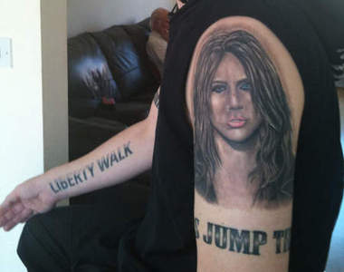 麥莉希拉的瘋狂粉絲 身上15個偶像紋身！