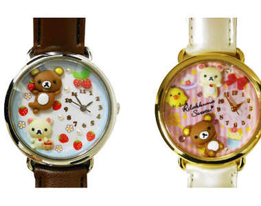 超可愛的～立體雕刻《懶懶熊手錶》！