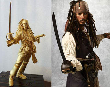 純黃金打造的傑克船長！賣你3,600萬円……(嚇)