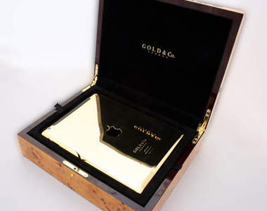 金身加持!黃金24K「新iPad」閃亮登場!