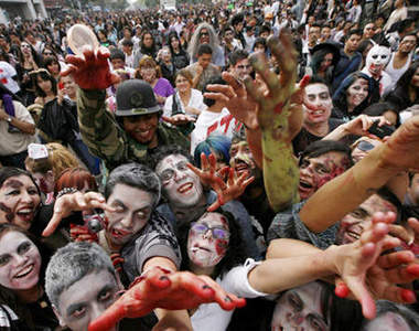 《殭屍遊行》滿坑滿谷的殭屍…（艾莉絲救我><）誰來阻止他們走來走去！？