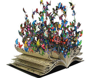 「生命之書」讓書本裡充滿蝴蝶飛舞～