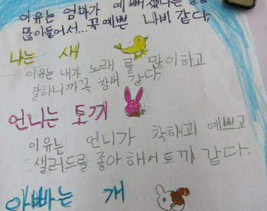 家人在孩子心目中的地位