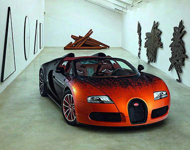 《Bugatti Veyron Grand Sport Venet》山豬也是有藝術天分的～