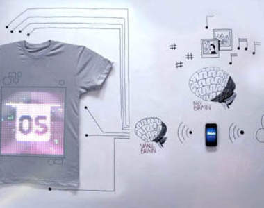 超科幻《宣傳螢幕T恤》這樣確定不會觸電嗎~WWWW