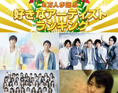 賀♥嵐榮登三連霸「最喜歡的日本國民藝人」YEAH～