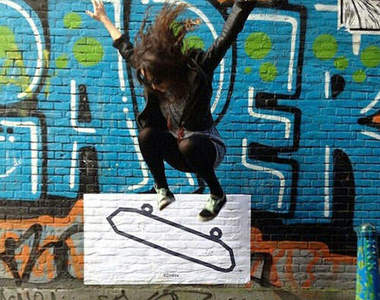 《一張滑板圖》~我也能成為滑板高手(滑走)