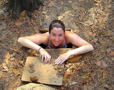 越南古芝地道 這裡又濕又熱又緊喔