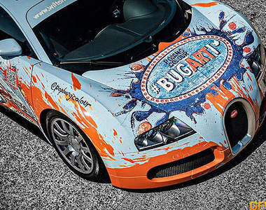 獨一無二痛山豬~彩繪Bugatti Veyron要看清楚趁現在!