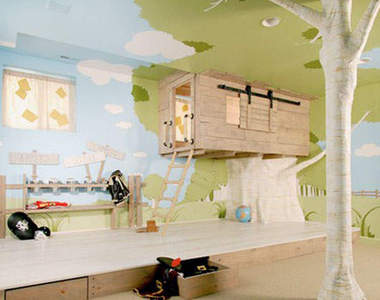 《樹房子》超夢幻的娛樂房間♥