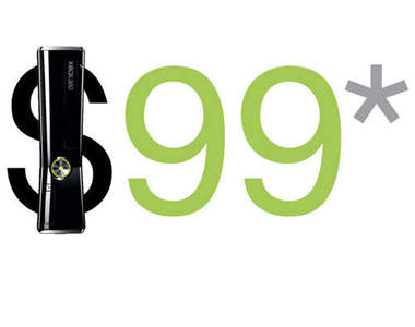 微軟新策略 XBox360主機只要美金99元？