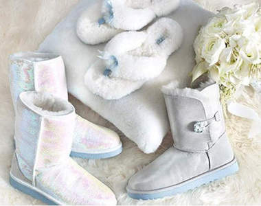 UGG 推出的《婚禮雪靴》～最與眾不同的婚鞋！