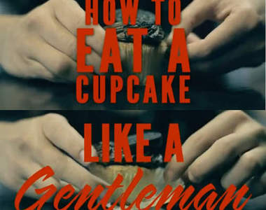 《杯子蛋糕的紳士吃法》這樣就不會有白鬍子惹耶～