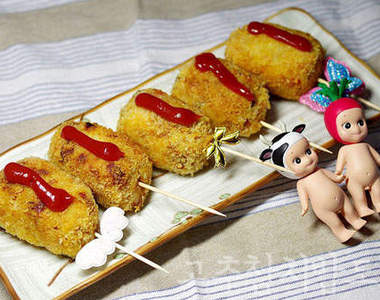 飽足感滿分《米熱狗》~不只是熱狗還有米呦