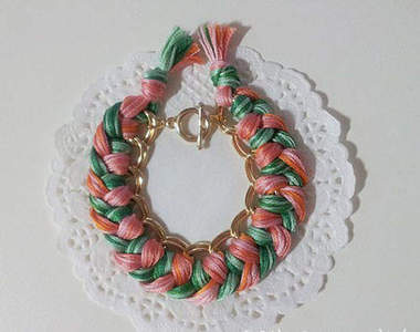 《手工藝系列》混搭風 孔孝真的金屬mix幸運繩手鍊