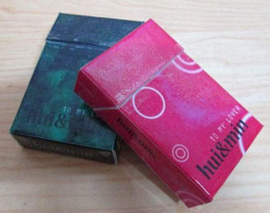 韓國小情侶的菸盒百日小禮物❤