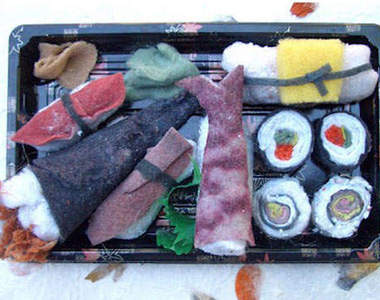 超真實毛毛《布壽司》~小心別誤食@_@