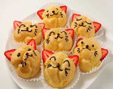 超可愛的《貓型甜點》～好想吃呀！