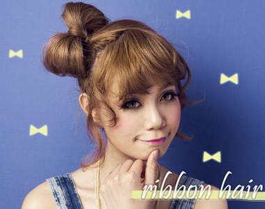 超 EASY 的《蝴蝶結頭》教學～就算髮量少也能輕鬆上手唷！