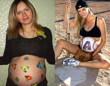 當然是期間限定的《孕婦肚彩繪》媽媽們想試試看嗎?