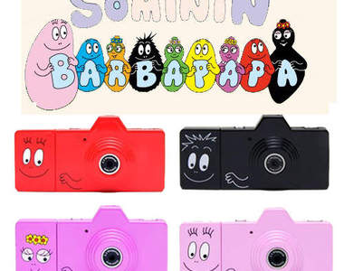 SOMININ BARBAPAPA ♥ 超~可愛的玩具相機!