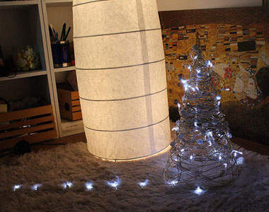 自製《鋼絲聖誕樹》~開心迎接聖誕節