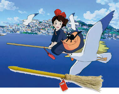 《琪琪的掃帚筆》魔女宅急便裡琪琪的掃帚實體化啦~